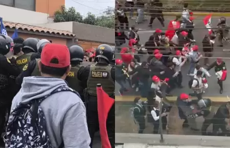Trabajadores del PJ llegaron a casa de Dina Boluarte.