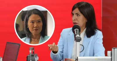 Giulliana Loza asegura que Keiko Fujimori no es acusada de corrupcin.