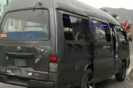 Extorsionadores graban amenaza a chofer en Puente Piedra.