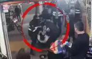Comas: Barbero extranjero es golpeado salvajemente por agentes de serenazgo de la municipalidad