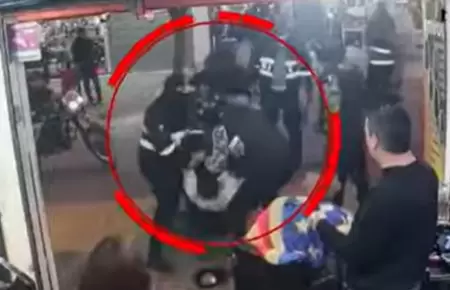 Barbero extranjero fue golpeado por serenazgos de Comas.
