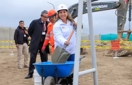 Dina Boluarte pide candidatos continuar con obras iniciadas por su Gobierno