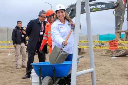 Dina Boluarte pide candidatos continuar con obras iniciadas por su Gobierno