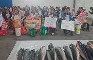 SNP y Exitosa entregan ms dos toneladas de pescado a ollas comunes, reafirmando el legado de Higinio Capuay