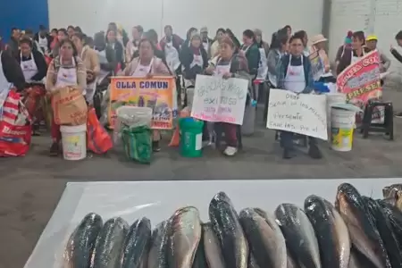 Exitosa y SNP entregan toneladas de pescado a ollas comunes.