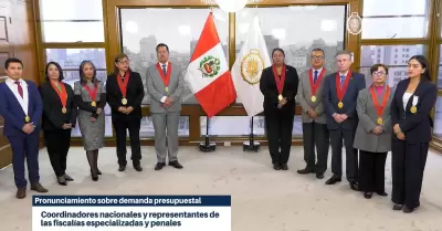 Fiscalía critíca al Ejecutivo por negarse a brindar presupuesto solicitado.