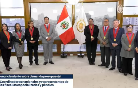 Fiscala critca al Ejecutivo por negarse a brindar presupuesto solicitado.