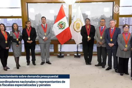 Fiscala critca al Ejecutivo por negarse a brindar presupuesto solicitado.