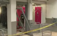 Detonan con explosivo un cajero automtico en Ate: Delincuentes usaron cables a larga distancia