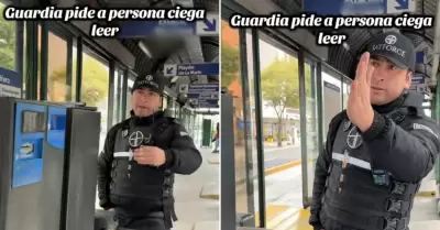 Invidente no pudo ingresar al transporte