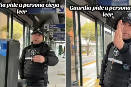 Invidente no pudo ingresar al transporte