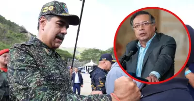 El mandatario agradeció el apoyo militar por parte de Colombia.