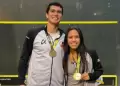 Diego Elas y Luciana Castillo conquistaron la medalla de oro en los Panamericanos Senior de squash
