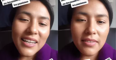 Madre peruana revela en TikTok, que su hijo no está a gusto con su nombre 'Yumpi