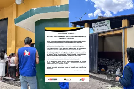 Motn en penal de Cajamarca