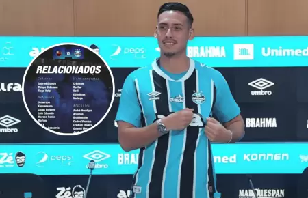 Se acerca su debut?: Erick Noriega figura en convocatoria de Gremio para enfren
