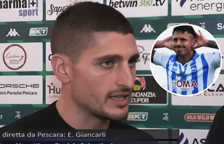 Marco Verratti suea con el retorno de Lapadula a Pescara: "Ese es nuestro objet