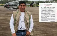 Manuel Calloquispe: Mininter atiende graves amenazas contra la vida del periodista por parte de la minera ilegal