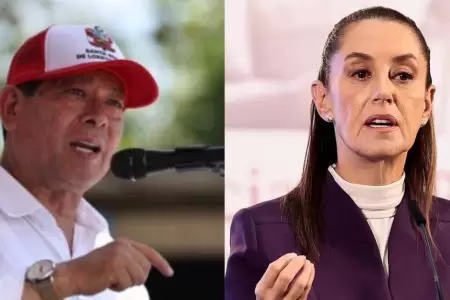 Premier Eduardo Arana responde a Claudia Sheinbaum