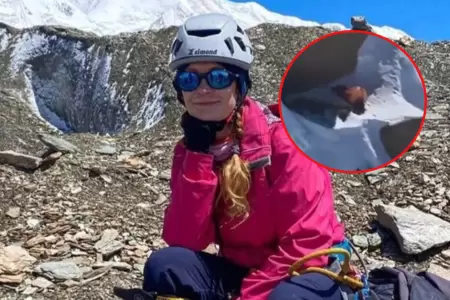 Escaladora rusa atrapada en montaa de Kirguistn.