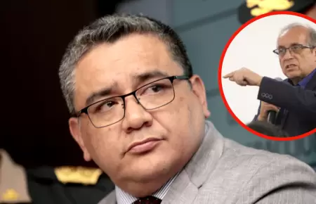 Ministro de Justica niega cualquier vnculo con Nicanor Boluarte.