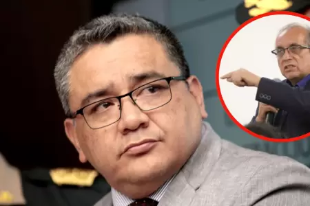 Ministro de Justica niega cualquier vnculo con Nicanor Boluarte.