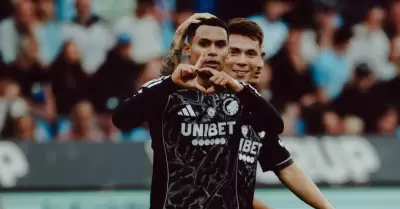 Marcos Lpez anot su primer gol con el Copenhague.