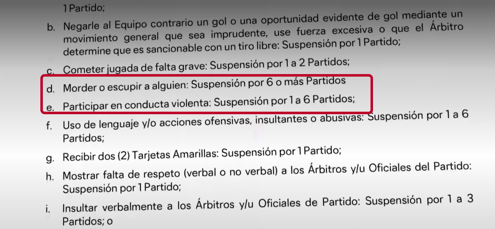 La sancin que Luis Surez podra recibir.