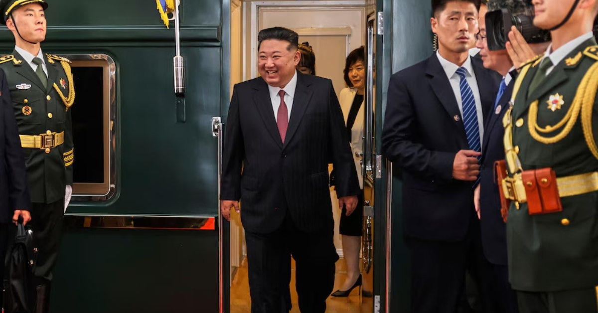 Kim Jong-un llegó a China para acudir a desfile militar con Xi Jinping y Vladimir Putin