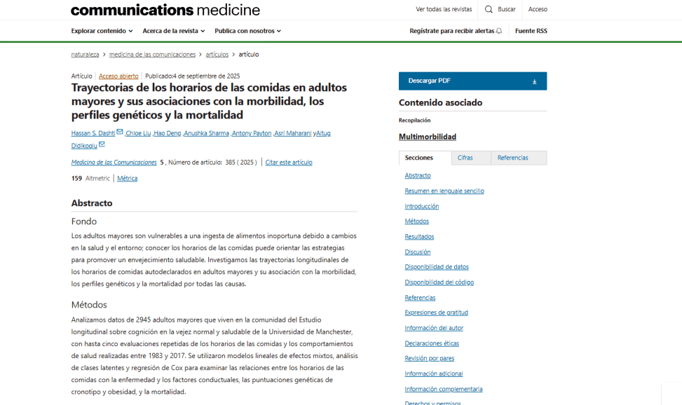 La investigacin fue publicada en Nature