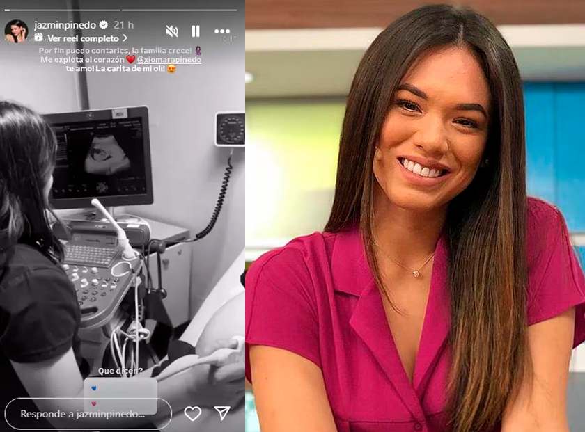 Jazmn Pinedo anuncia la llegada de un beb con tierna fotografa en Instagram.