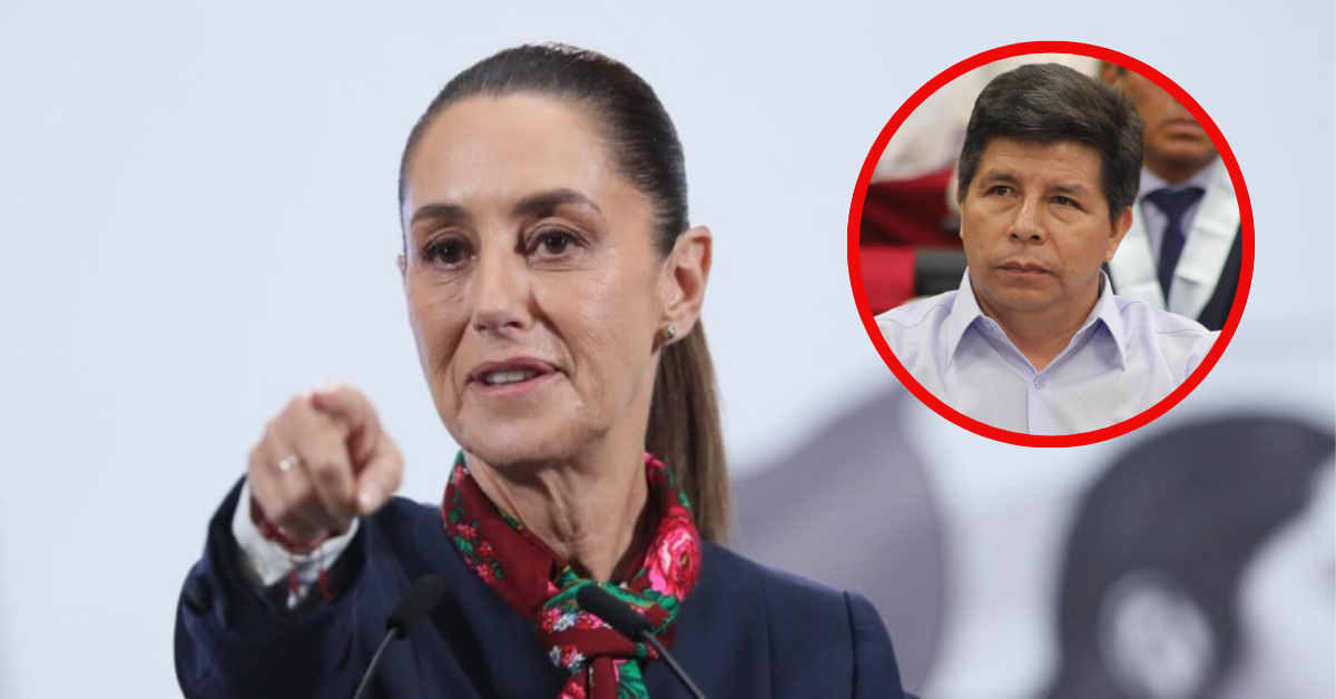 Presidenta de México responde a moción del Congreso peruano: "Mi respaldo a Castillo no es una agresión"