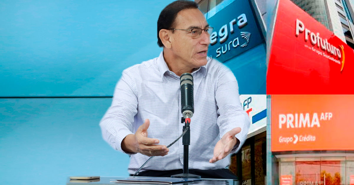 Fuerza Popular impulsó la reforma de pensiones que "está hecha a medida y beneficio de las AFP", señala Martín Vizcarra