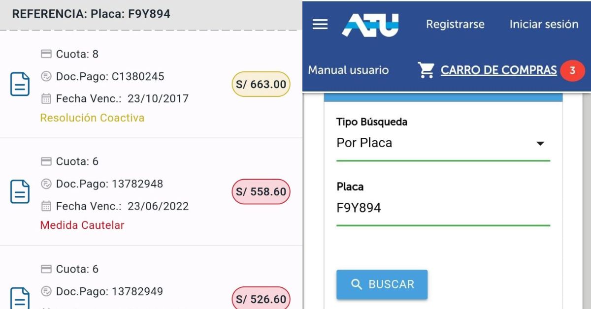 Miles de soles en papeletas