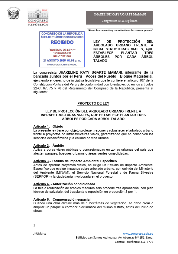 Proyecto de ley