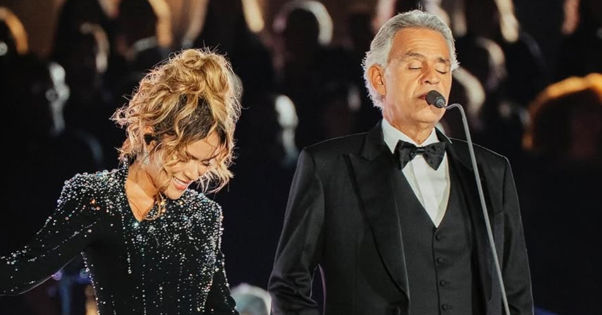 Karol G y Andrea Bocelli deslumbraron en el Vaticano con "Vivo por ella" durante concierto "Grace for the world"