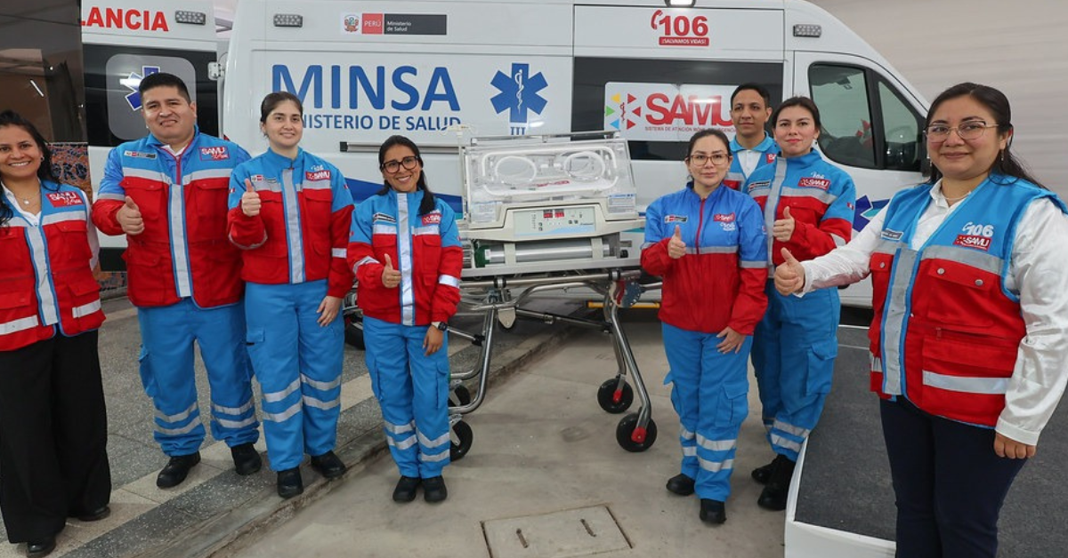Minsa inaugura la primera base de SAMU en este distrito limeño: Beneficiará a 108 mil personas