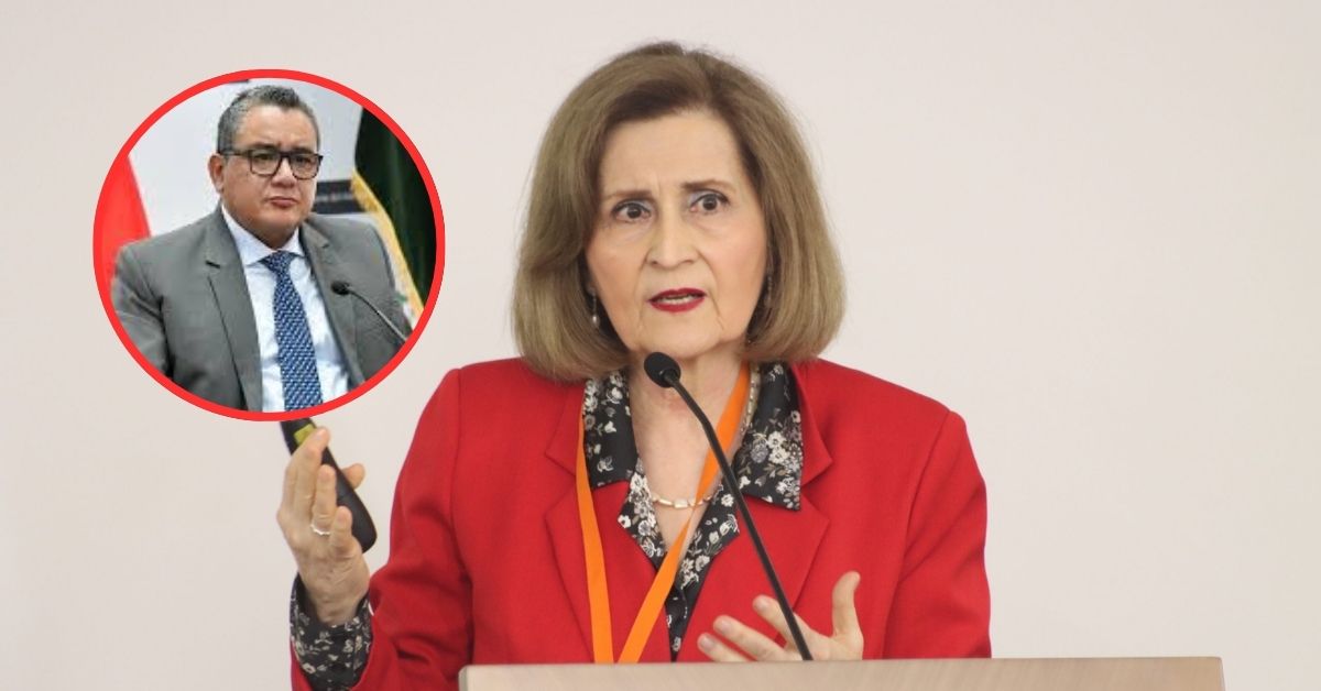 Presidenta del TC sobre audios atribuidos a Santiváñez respecto a magistrados: "Ninguno va a aceptar dinero"