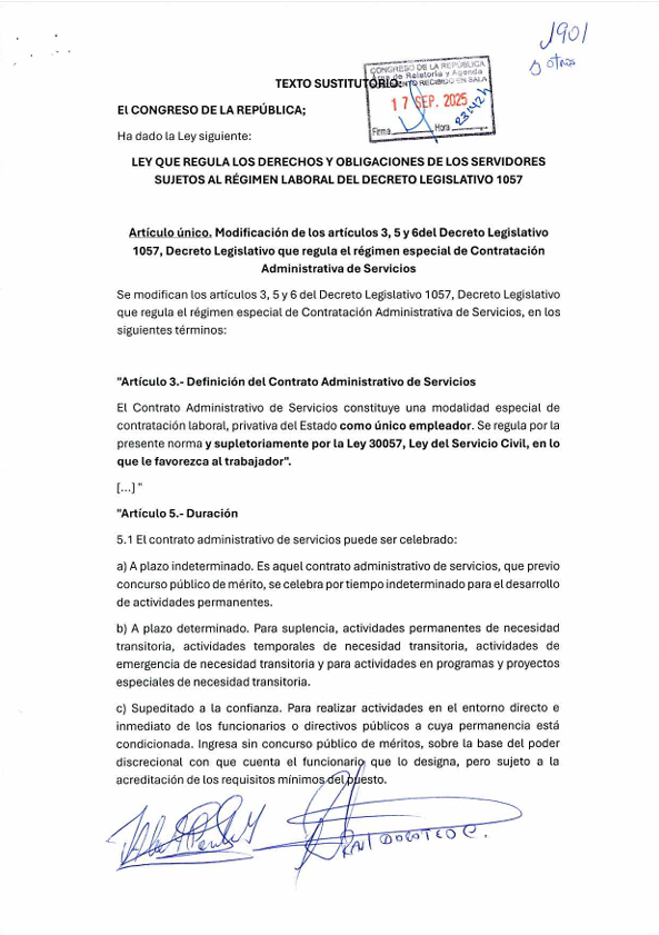 Texto sustitutorio