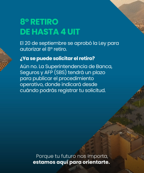 Asociacin AFP sobre octavo retiro.