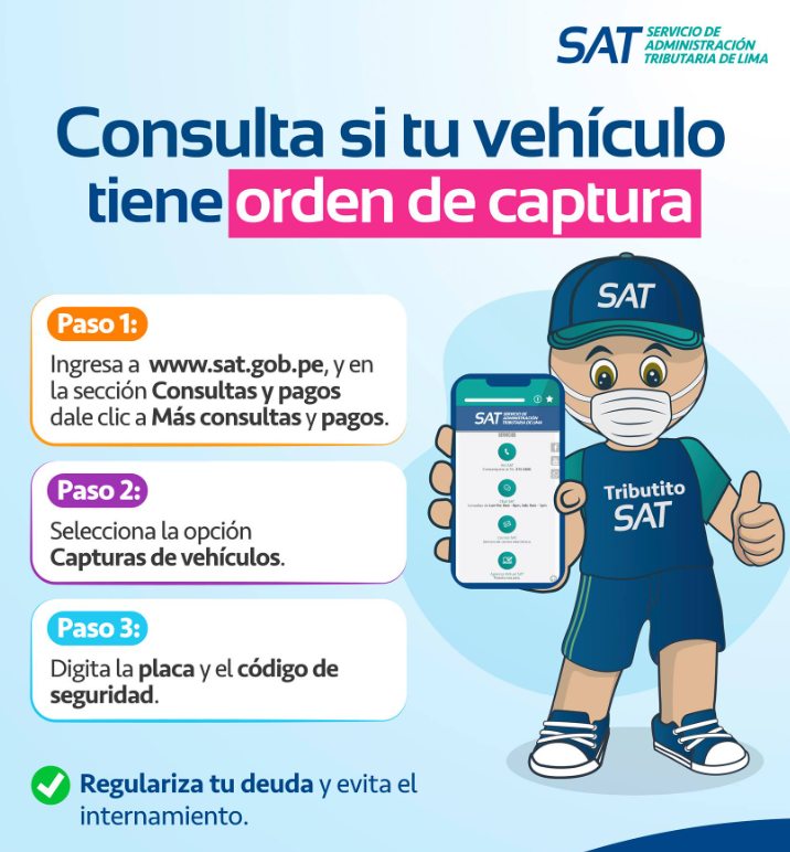 Descubre si tienes orden de captura vigente.
