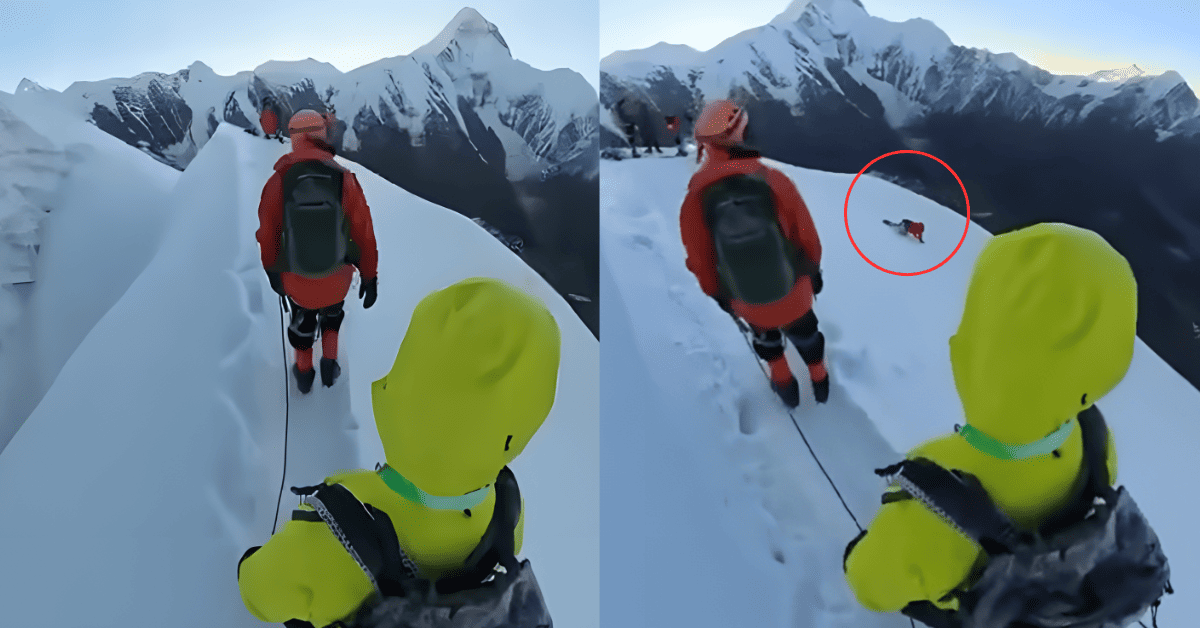 Tragedia en China: Alpinista cae de una montaña por intentar tomarse una foto y pierde la vida