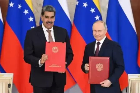 Nicols Maduro y Vladmir Putin.
