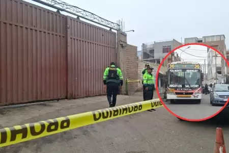 Atacan paradero de la Lnea 36