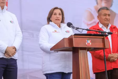 Dina Boluarte asegura que su Gobierno continuar trabajando