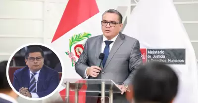 Santiváñez se reunió con jefe del INPE