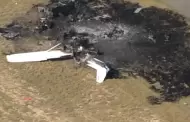 Dos aviones se estrellaron cuando aterrizaban en Estados Unidos: Una persona falleci y tres resultaron heridas