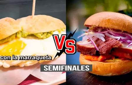Pan con chicharrn vs. Marraqueta en semifinal 'Mundial de Desayunos'.
