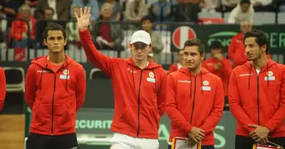 Perú se alista para la Copa Davis.
