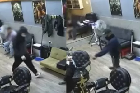 Falsos clientes asaltan barbera en VMT